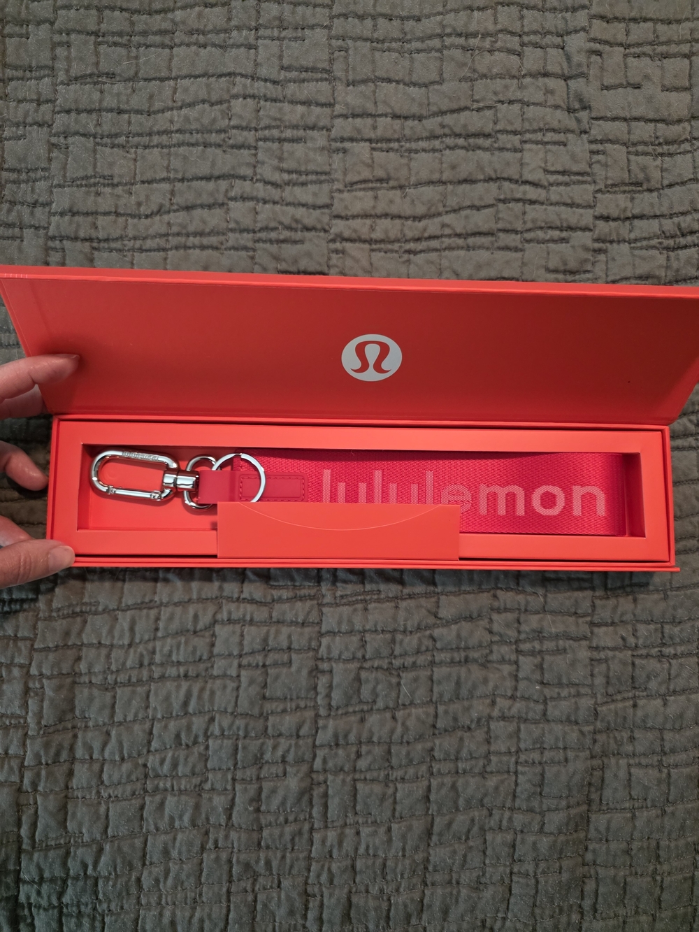 Lululemon Never Lost Pinnacle Member Exclusive Keychain NIB